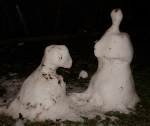 melted snowmen