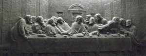 The last supper in St. Kinga's chapel